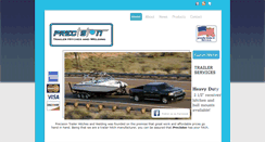 Desktop Screenshot of precisionhitchandwelding.com
