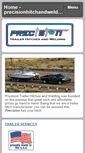 Mobile Screenshot of precisionhitchandwelding.com